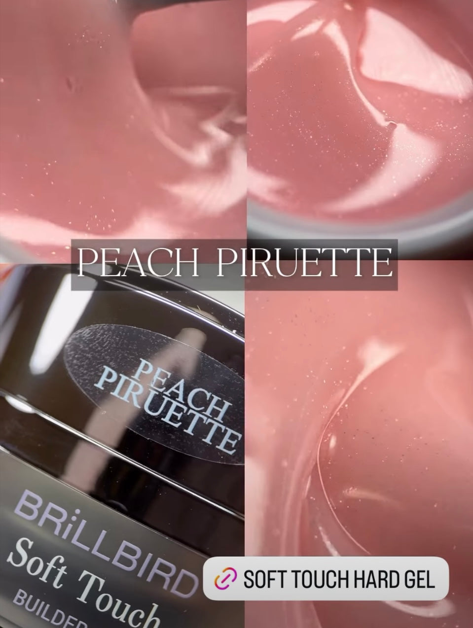 Soft Touch Hard gel - Peach Pirouette