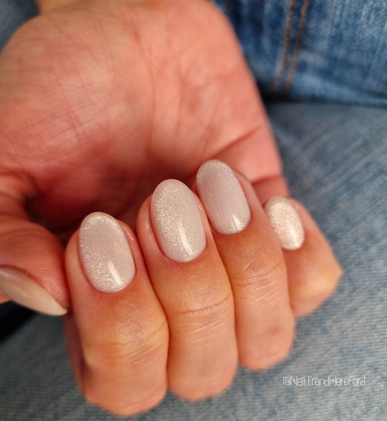 Cat eye - Pearl White