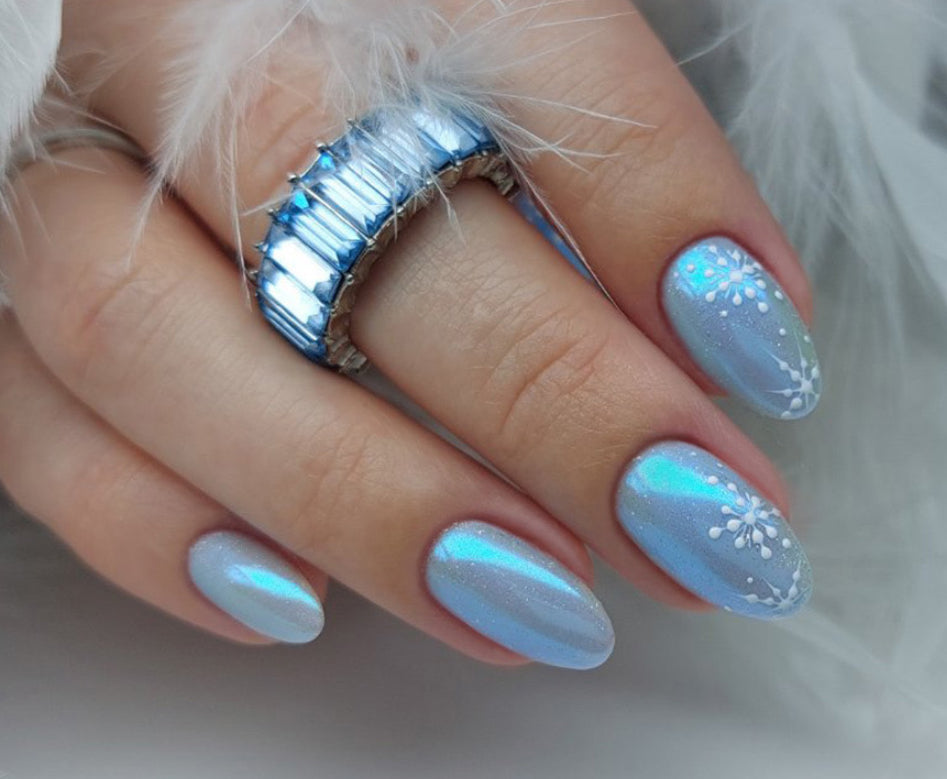 Chrome Powder Diamond Holo Turquoise