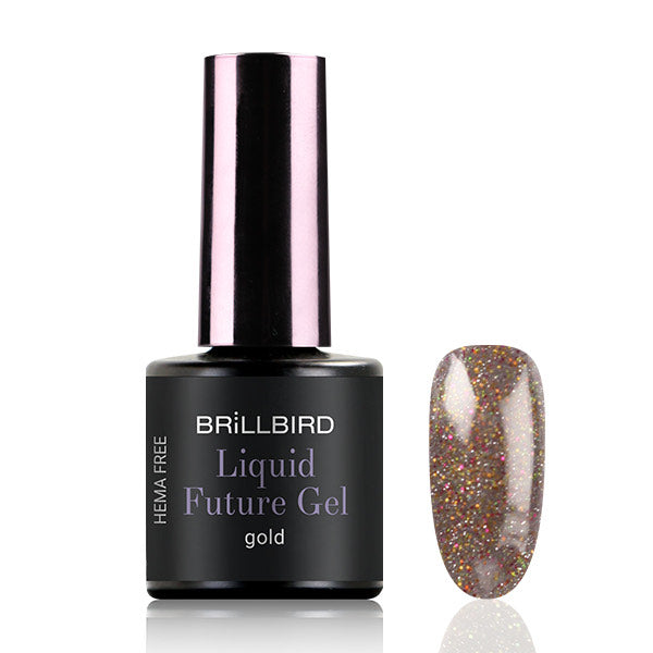 Future Liquid Reflective Gold