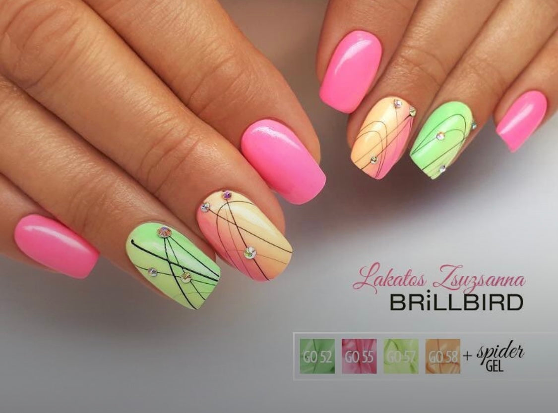 Pastel neon Brush & go collection