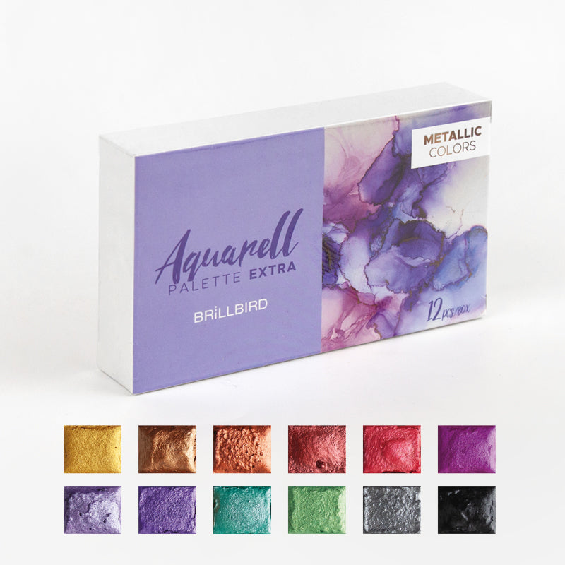 Aquarell colour Palette Extra (12 various colours)