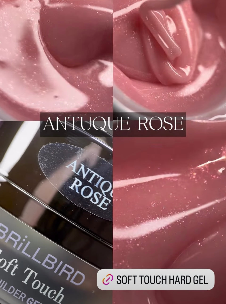 Soft Touch Hard gel - Antique Rose