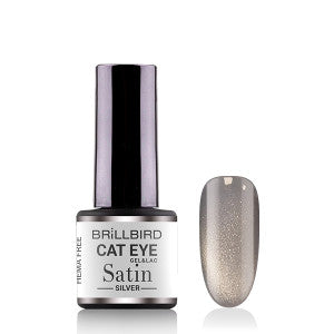 Cat eye satin Silver