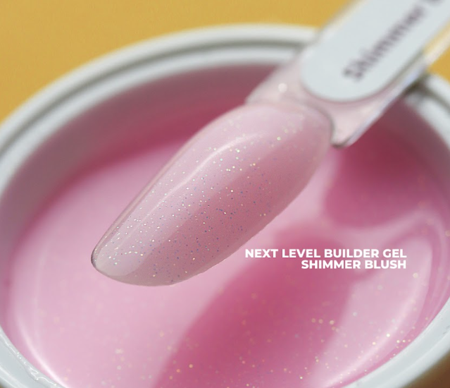 Next level builder gel - Shimmer blush HEMA FREE