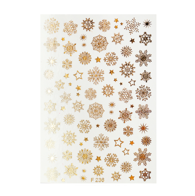 Sticker Golden Flakes F236