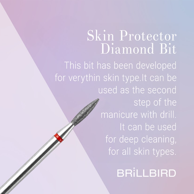 Diamond bit - Skin protector