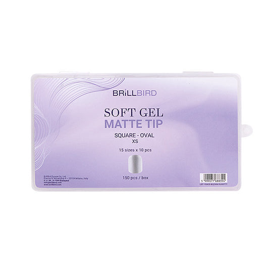 Soft Matte gel tips - Square oval
