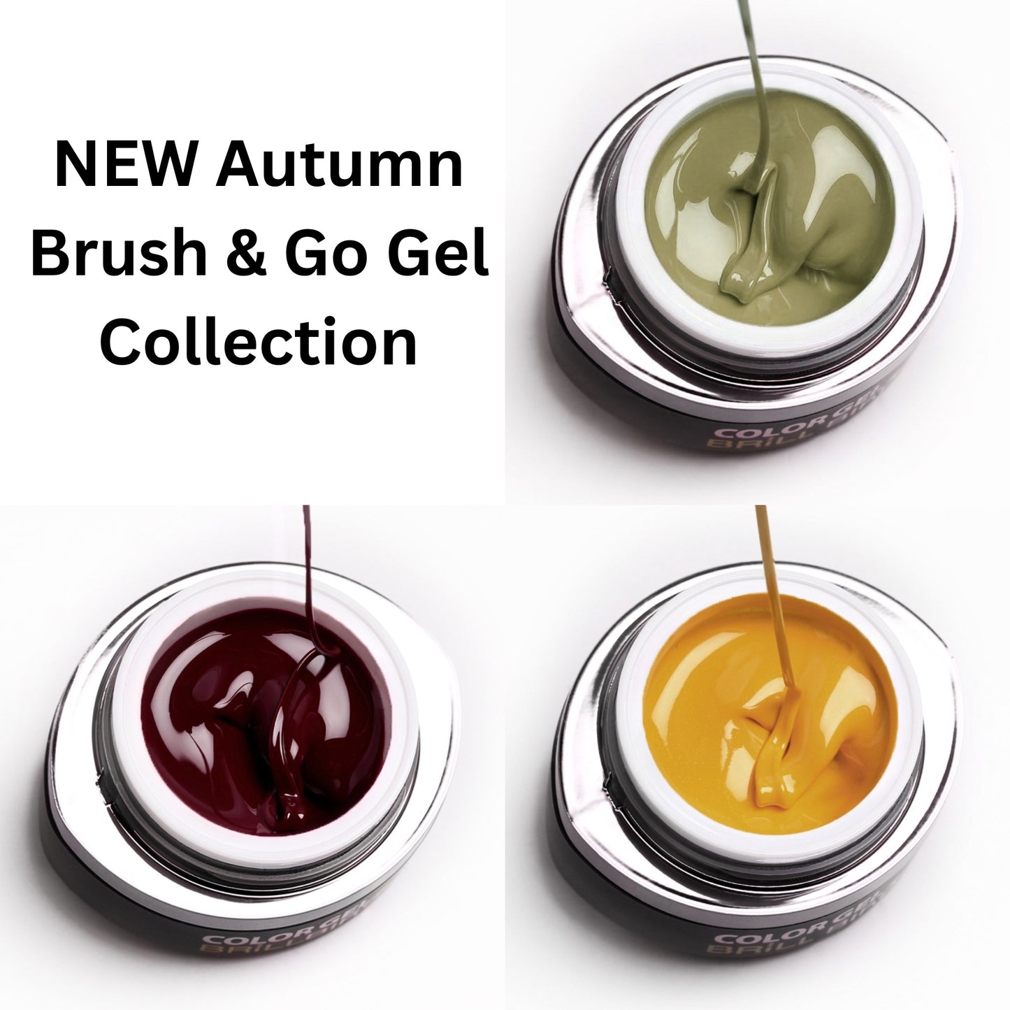 BRAND NEW Brush & go Autumn/Winter release! set of 3