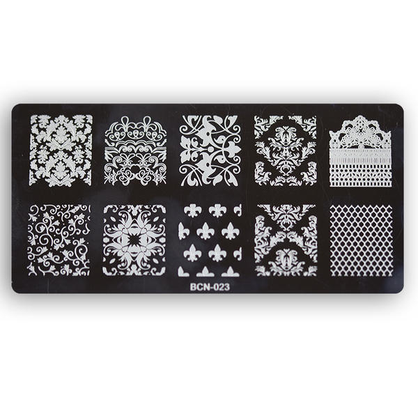 Nail stamp plate - 023