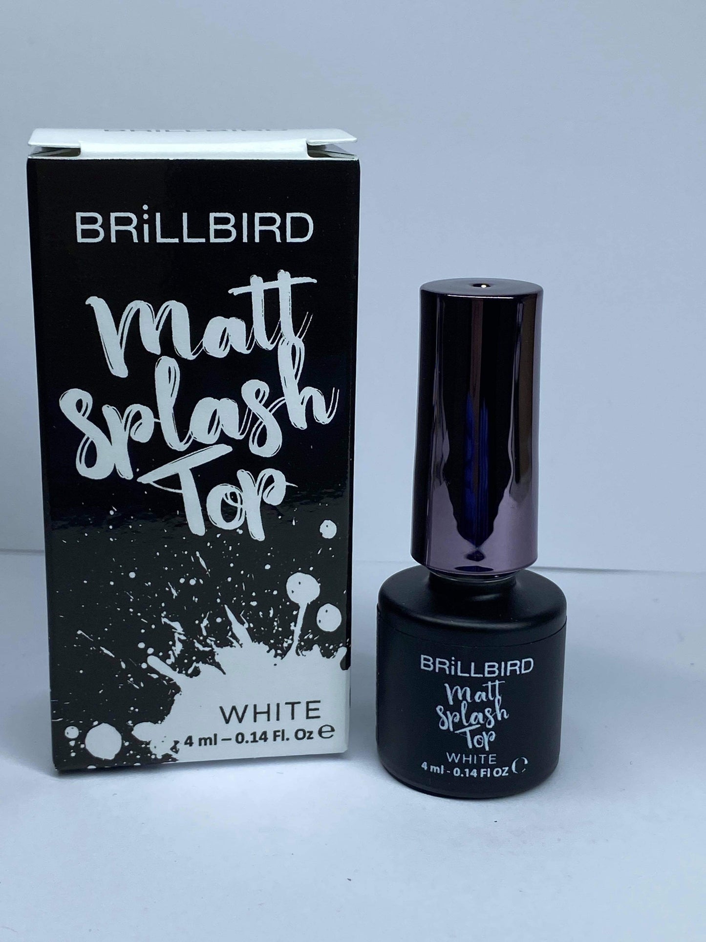 Matt Top Gel Splash - White