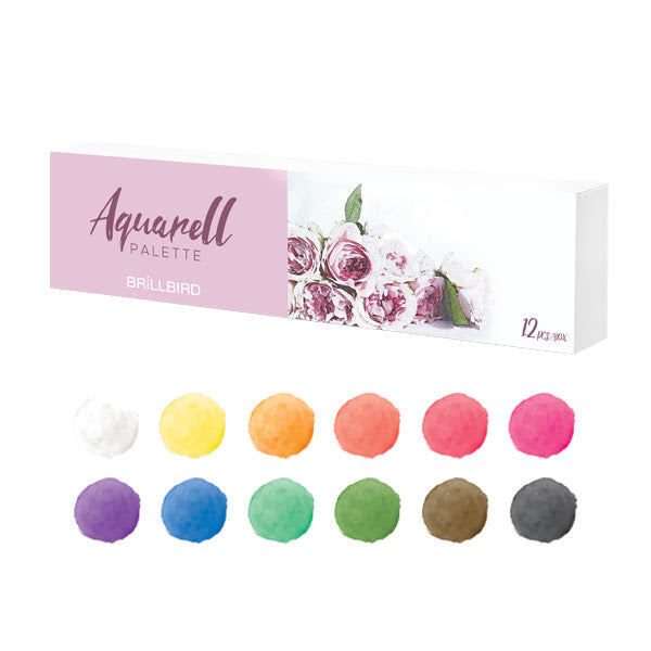 Aquarell Pallet includes 12 colours