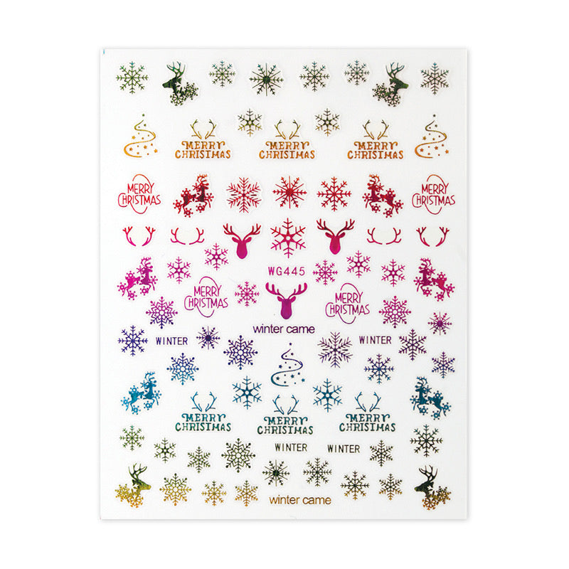 Christmas Sticker- Rainbow WG445