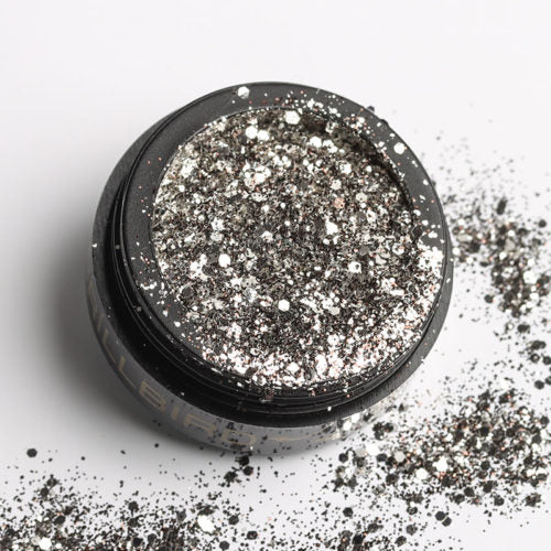 Sequins Dark silver